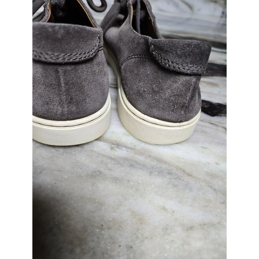 Frye Sneaker Womens Size 10 Suede Brown Gemma Low Casual‎